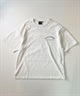 DEAR LAUREL ディアローレル メンズ 半袖 Tシャツ "Coffee MURASAKI" バックプリント 吸水速乾 D24S2109(WHT-M)