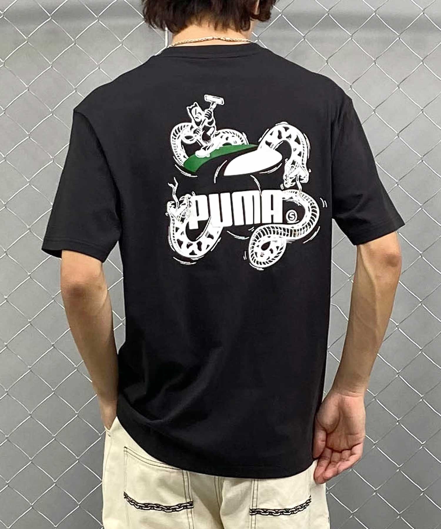 スケートボード antimid PIGMENT STUDS LOGO TEE antimid PIGMENT STUDS LOGO TEE