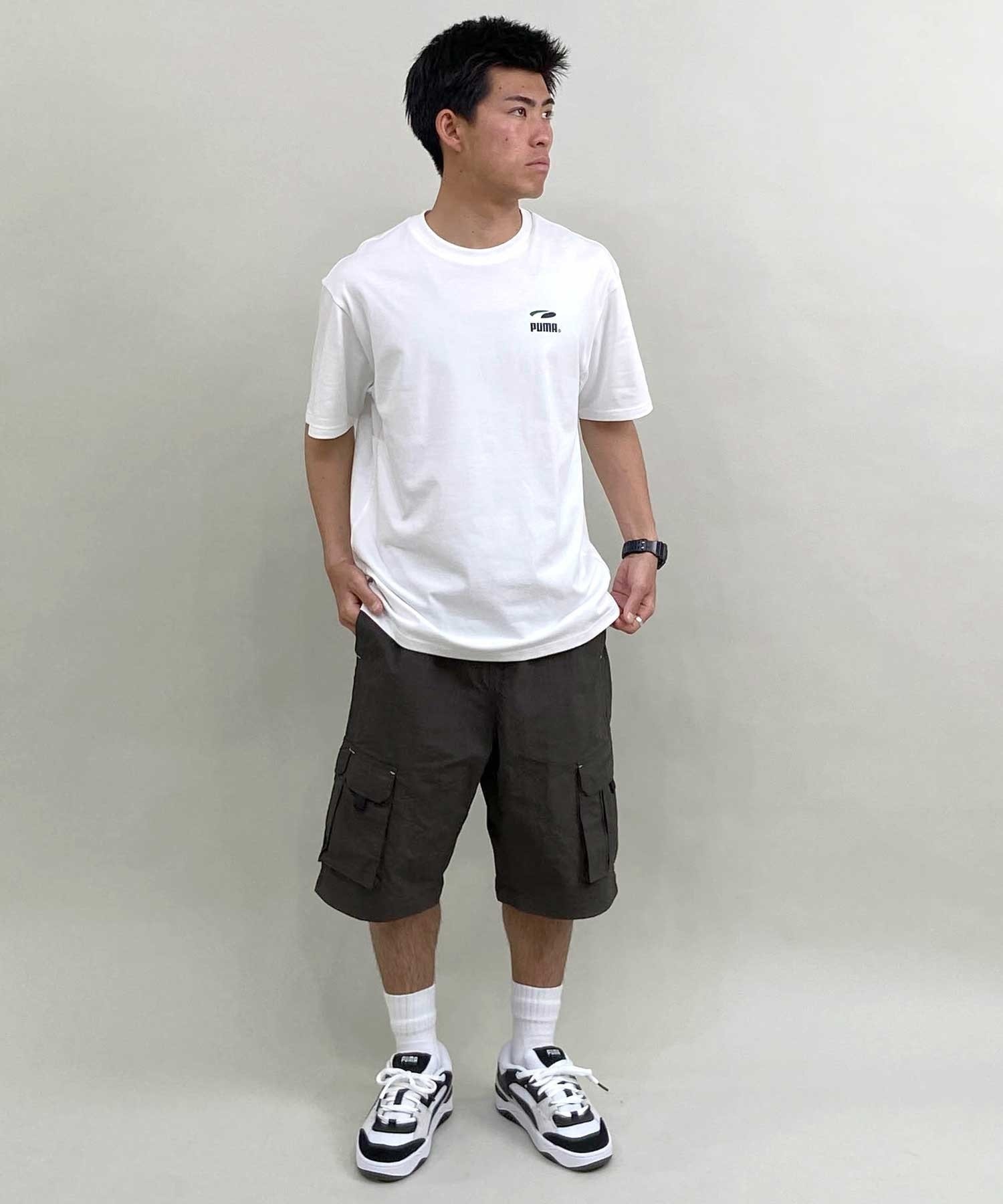 【マトメガイ対象】PUMA プーマ スケートボーディング スケートボード メンズ 半袖 Tシャツ 625697(02-M)