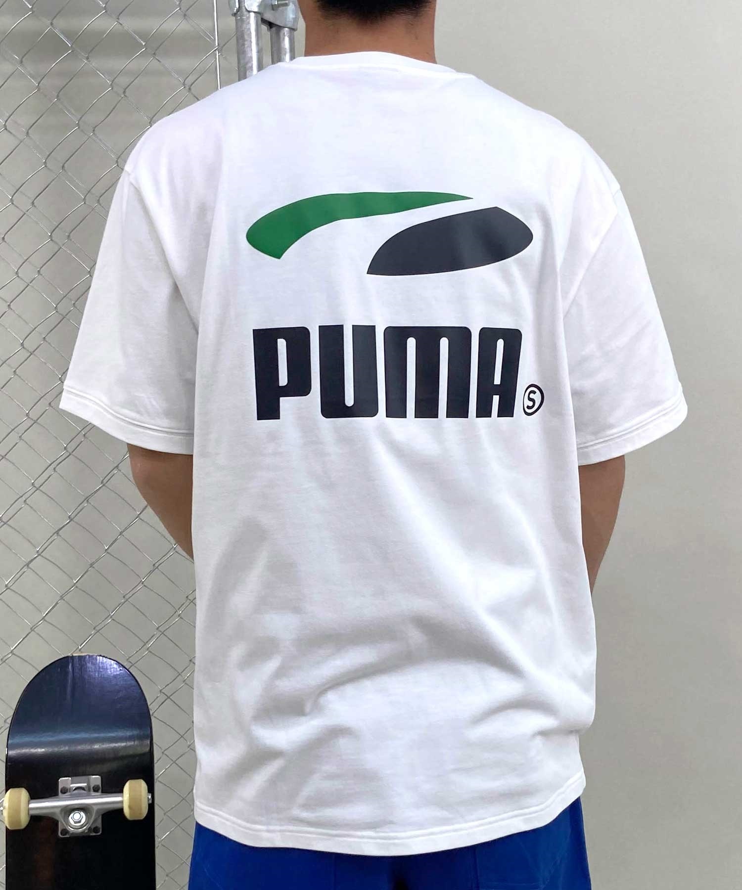 PUMA プーマ スケートボーディング スケートボード メンズ 半袖 Tシャツ 625698(01-M)