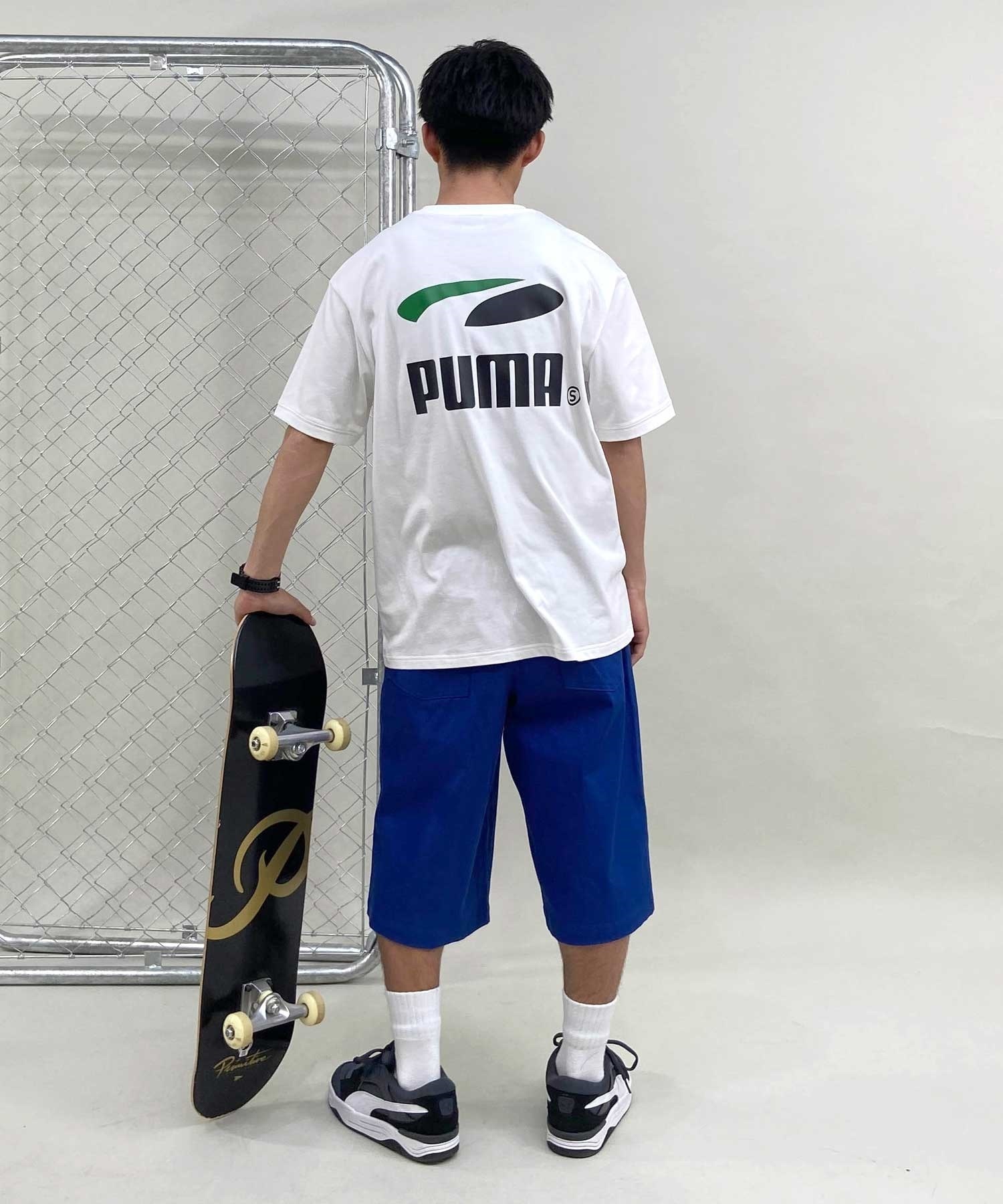 【マトメガイ対象】PUMA プーマ スケートボーディング スケートボード メンズ 半袖 Tシャツ 625698(02-M)