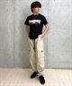 THRASHER スラッシャー TOKYOロゴ 和柄 青海波 さくら アレンジ TH91426-TOKYO メンズ 半袖 Tシャツ ムラサキスポーツ限定(WT/BK-M)