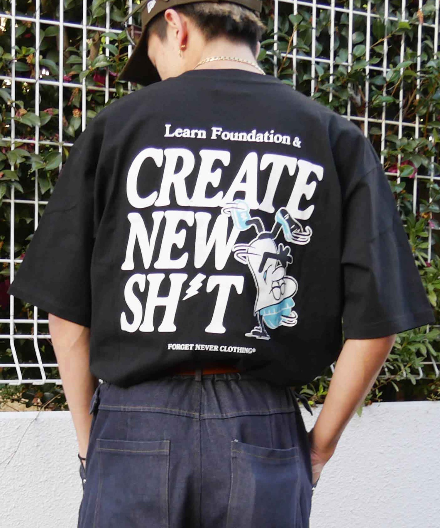 FORGET NEVER フォーゲットネバー メンズ 半袖Tシャツ バック
