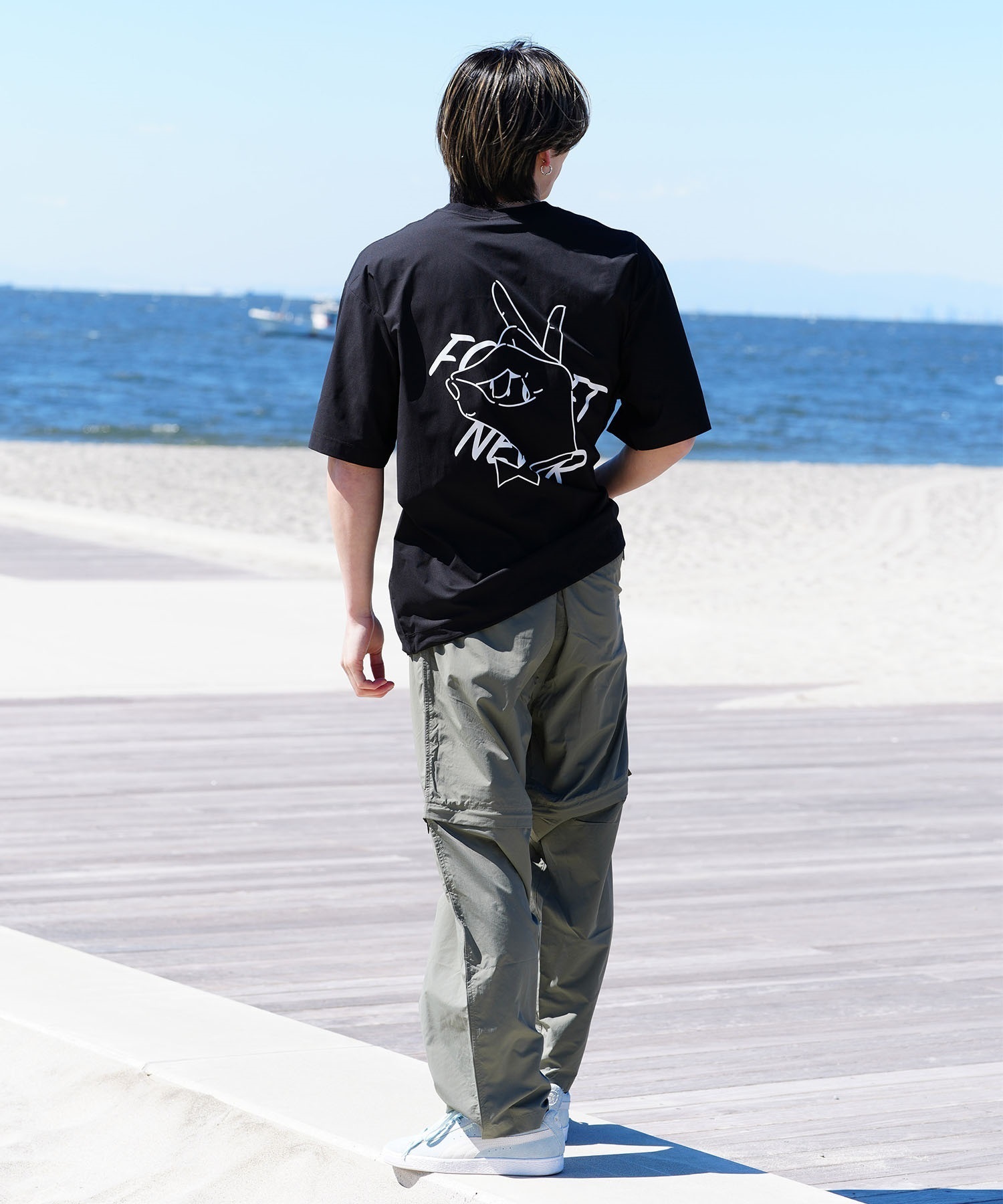 FORGET NEVER フォーゲットネバー メンズ 半袖Tシャツ バック