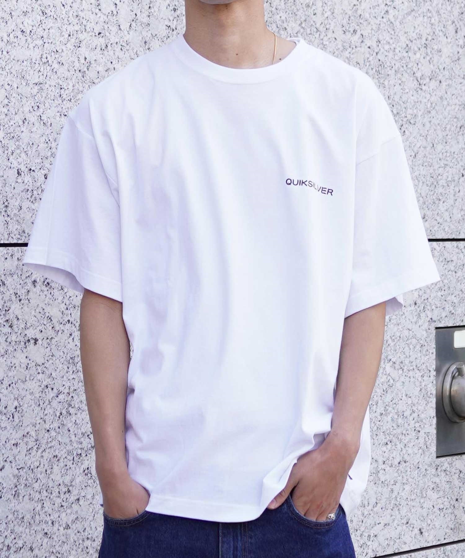 【ムラサキスポーツ限定】 QUIKSILVER クイックシルバー 半袖Tee オーバーサイズ バックプリント JAPAN QST245625M(BLK-M)