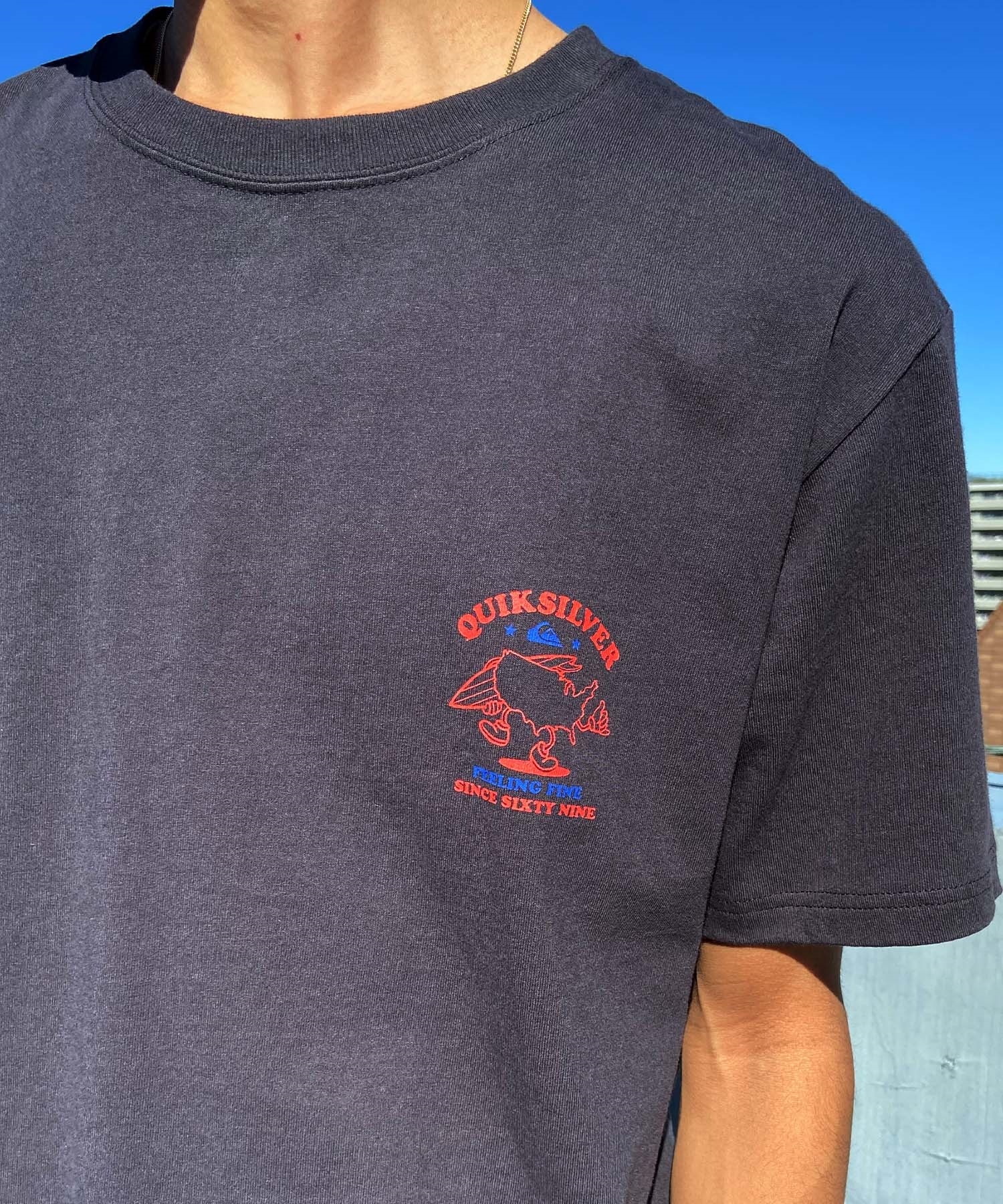 QUIKSILVER クイックシルバー メンズ Ｔシャツ 半袖 バックプリント クルーネック レギュラーフィット QST242002  ショートスリーブ｜ムラサキスポーツオンラインストア 通販