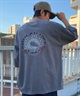 【クーポン対象】QUIKSILVER クイックシルバー メンズ Tシャツ 半袖 バックプリント クルーネック ルーズシルエット ピグメント加工 QST242005(WHT-M)