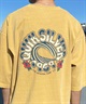 【クーポン対象】QUIKSILVER クイックシルバー メンズ Tシャツ 半袖 バックプリント クルーネック ルーズシルエット ピグメント加工 QST242005(WHT-M)