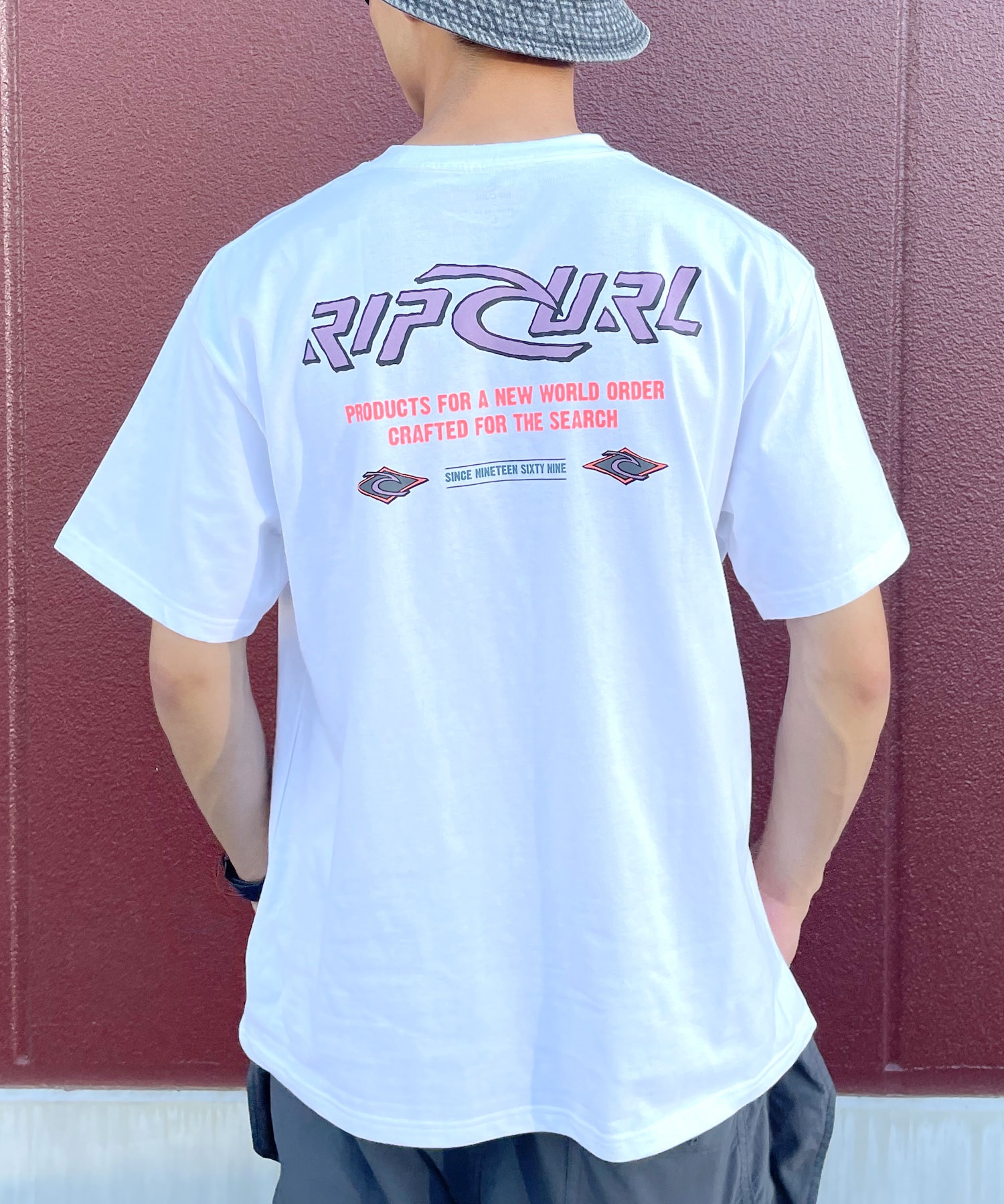 RIP CURL リップカール メンズ 半袖 Tシャツ バックプリント O01-200 