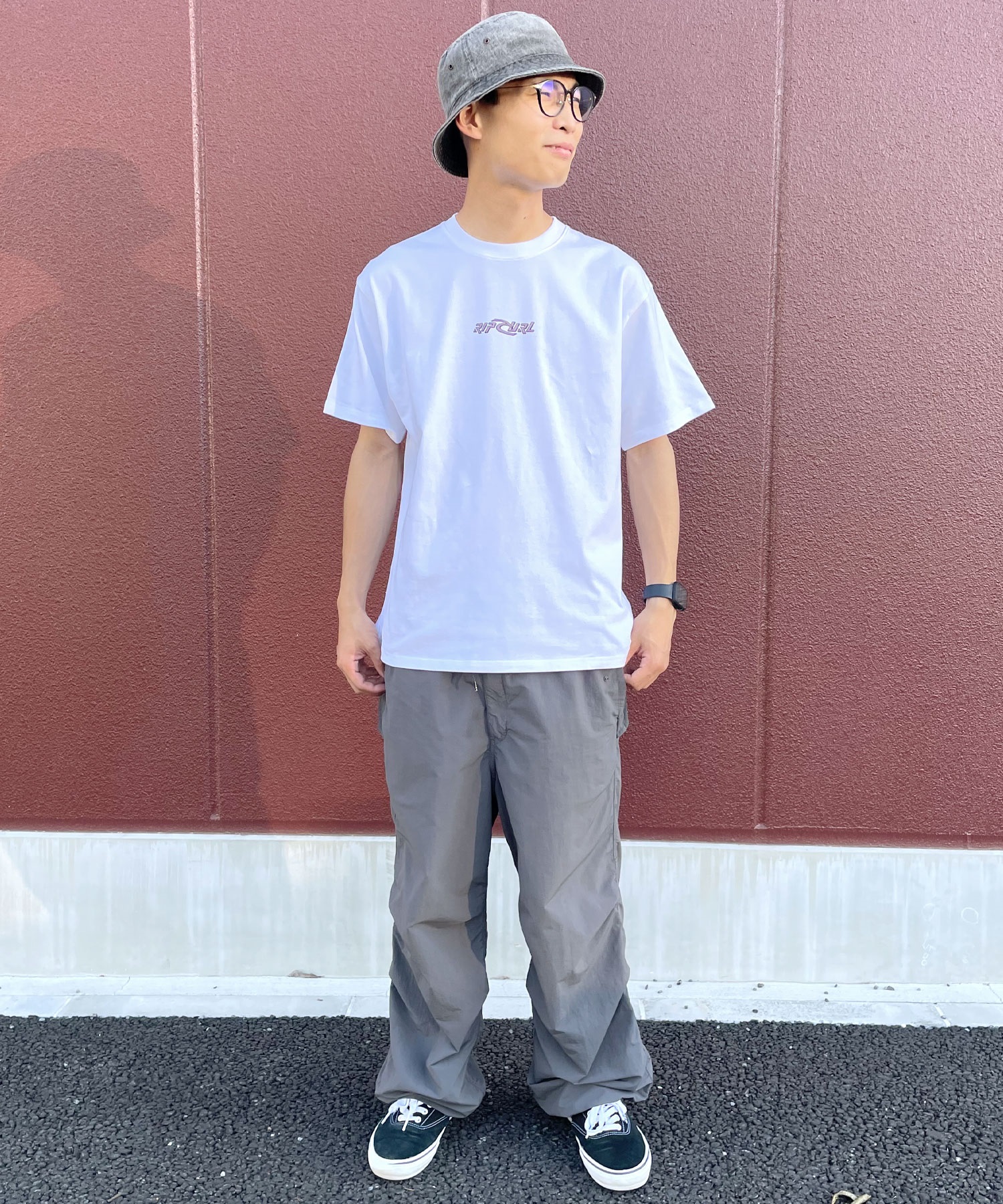 RIP CURL リップカール メンズ 半袖 Tシャツ バックプリント O01