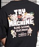 【ムラサキスポーツ限定】 TOY MACHINE トイマシーン メンズ 半袖 Tシャツ バックプリント MTMSEST1(BLACK-M)