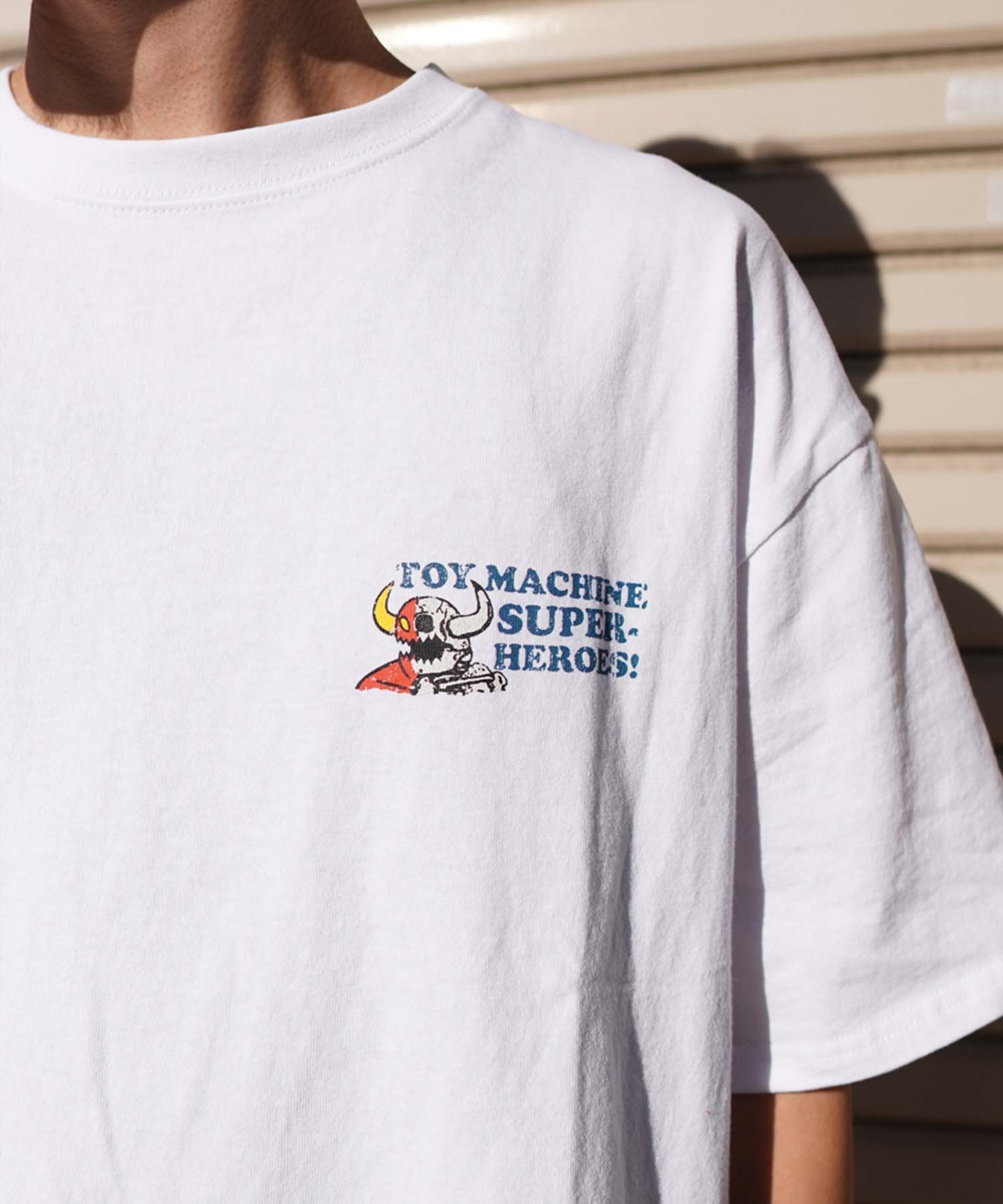 【ムラサキスポーツ限定】TOY MACHINE トイマシーン メンズ 半袖Tシャツ バックプリント MTMSEST13(BLACK-M)