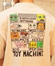 【ムラサキスポーツ限定】 TOY MACHINE トイマシーン メンズ 半袖 Tシャツ バックプリント MTMSEST2(WHITE-M)