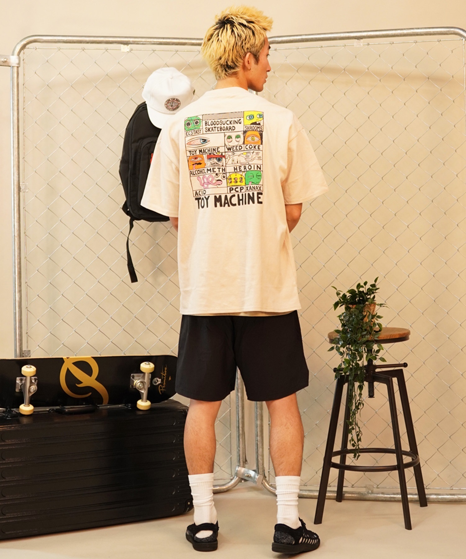ムラサキスポーツ限定】 TOY MACHINE トイマシーン メンズ 半袖 T