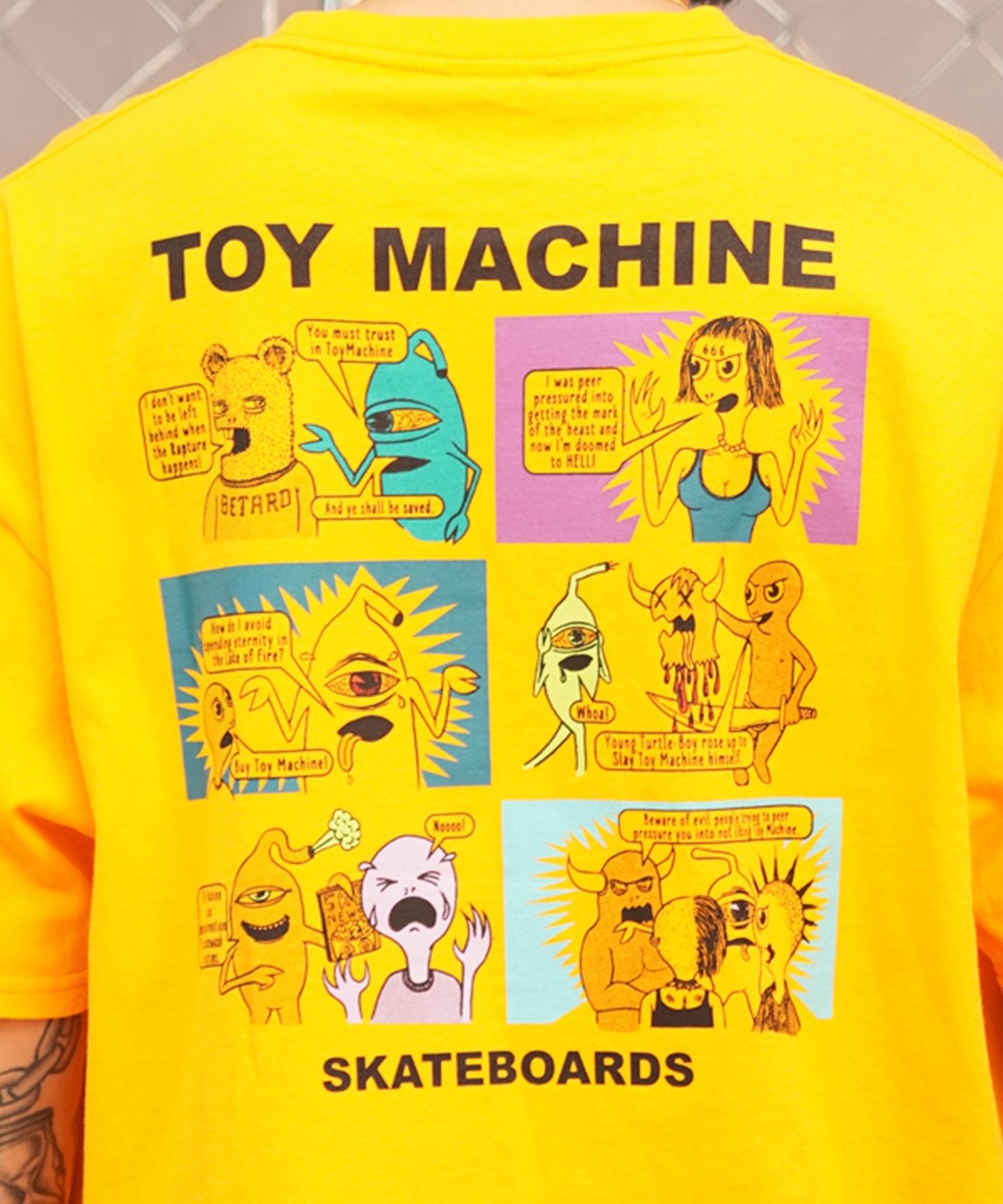ムラサキスポーツ限定】 TOY MACHINE トイマシーン メンズ 半袖 T