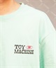 TOY MACHINE トイマシーン バックプリントTシャツ クルーネック半袖T メンズ MTMSEST5 ムラサキスポーツ限定(BLACK-M)