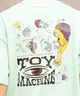TOY MACHINE トイマシーン バックプリントTシャツ クルーネック半袖T メンズ MTMSEST5 ムラサキスポーツ限定(BLACK-M)