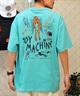 【ムラサキスポーツ限定】 TOY MACHINE トイマシーン バックプリントTシャツ クルーネック半袖T メンズ MTMSEST6(AQUA-M)
