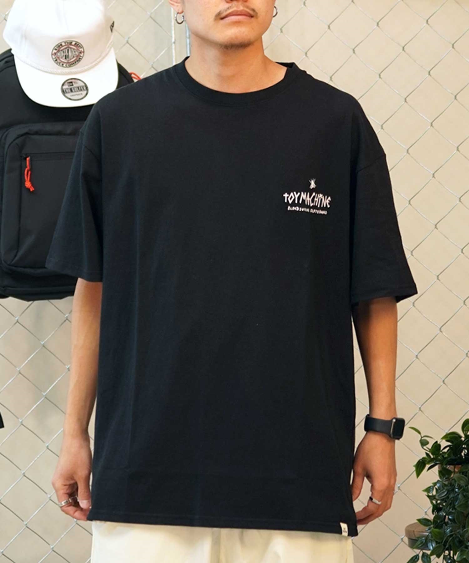 TOY MACHINE トイマシーン 半袖Tシャツ バックプリント MTMSEST8