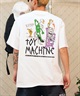 【ムラサキスポーツ限定】 TOY MACHINE トイマシーン 半袖Tシャツ バックプリント MTMSEST8(S.GRY-M)