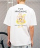 【ムラサキスポーツ限定】 TOY MACHINE トイマシーン 半袖Tシャツ バックプリント MTMSEST9(WHITE-M)