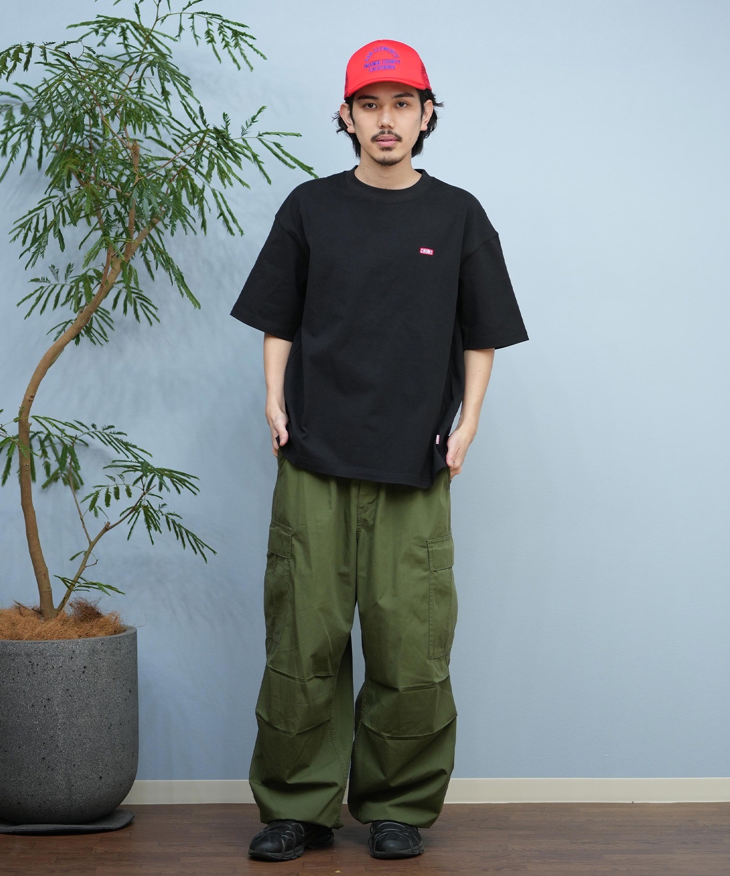 CHUMS チャムス メンズ 半袖 Tシャツ アーカイブ デザイン