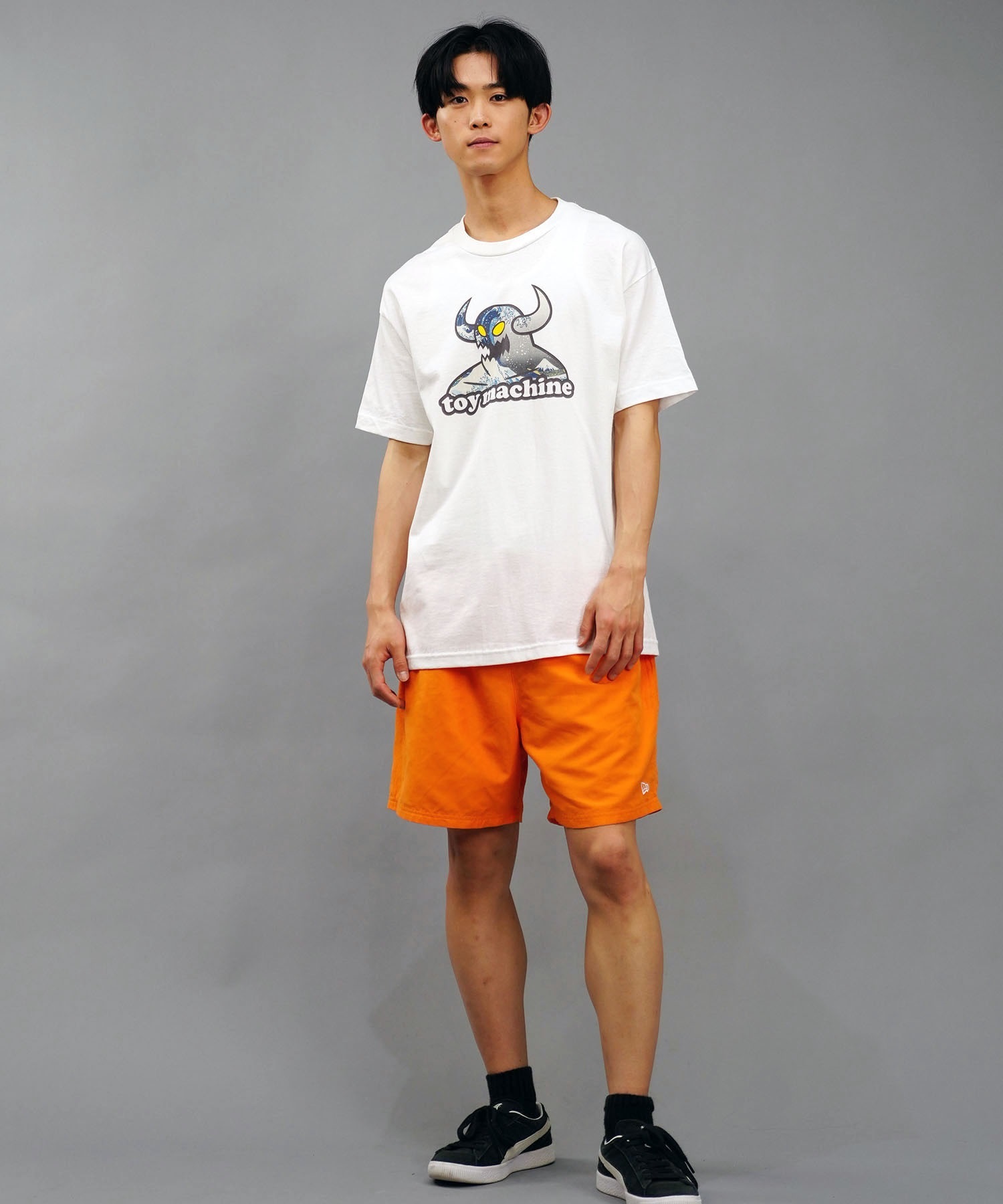 【ムラサキスポーツ限定】 TOY MACHINE トイマシーン メンズ 半袖 Tシャツ フロントプリント ムラサキスポーツ限定 MTMSEST20(WHITE-M)