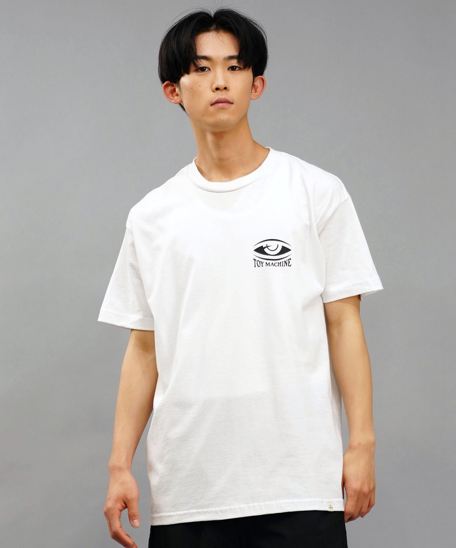 【ムラサキスポーツ限定】 TOY MACHINE トイマシーン メンズ 半袖 Tシャツ バックプリント ムラサキスポーツ限定 MTMSEST23(WHITE-M)