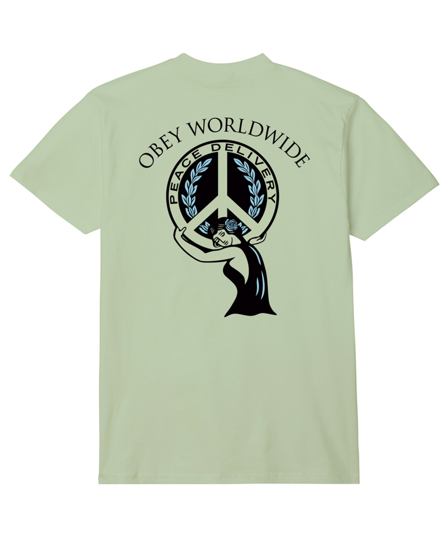 ◆OBEY◆オベイ GLOBAL Tシャツ OBEY オベイ メンズ 半袖 Tシャツ バックプリント リラックス