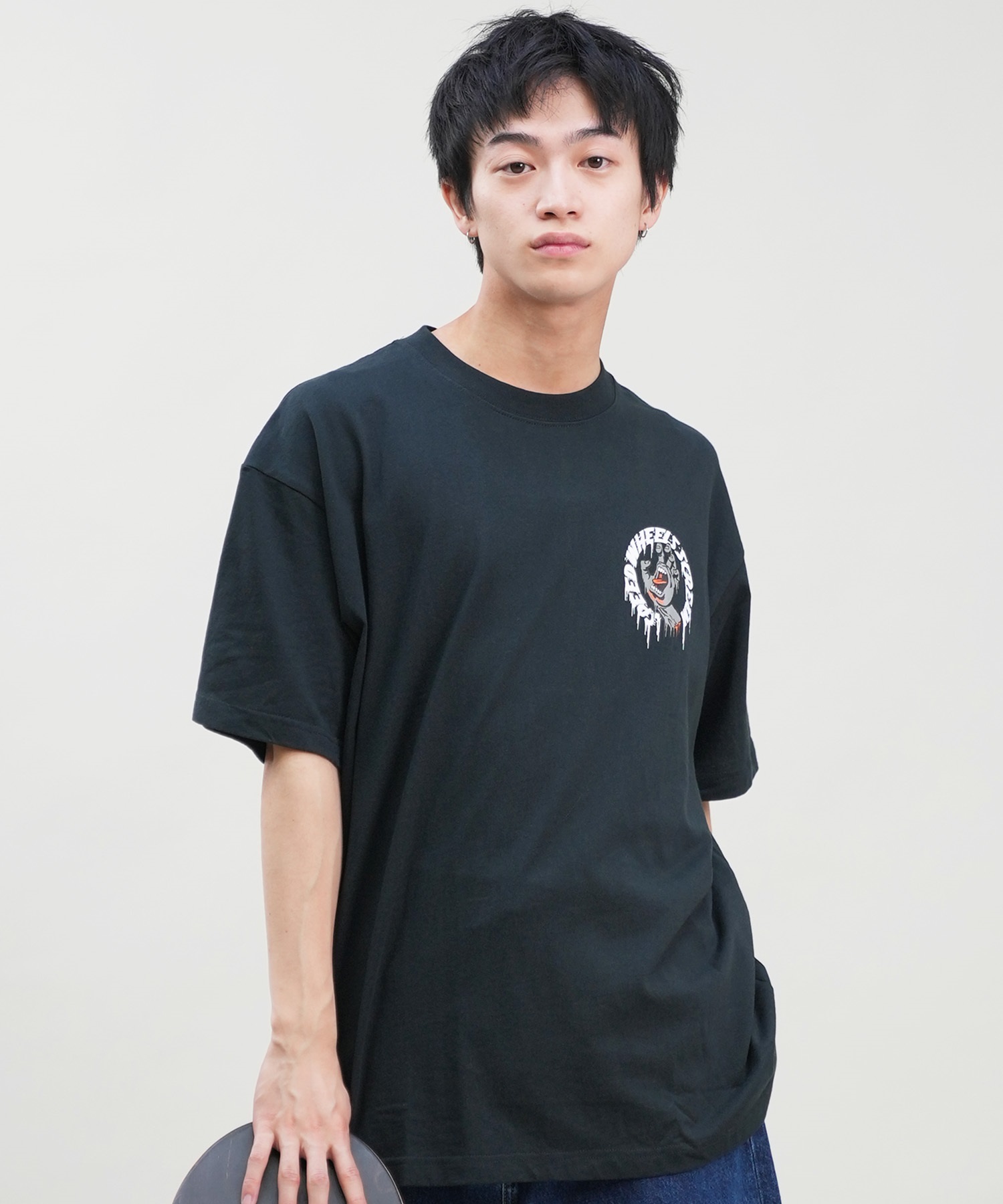 SANTACRUZ サンタクルーズ 半袖 Tシャツ メンズ バックプリント SANTACRUZ サンタクルーズ 半袖 Tシャツ メンズ バックプリント