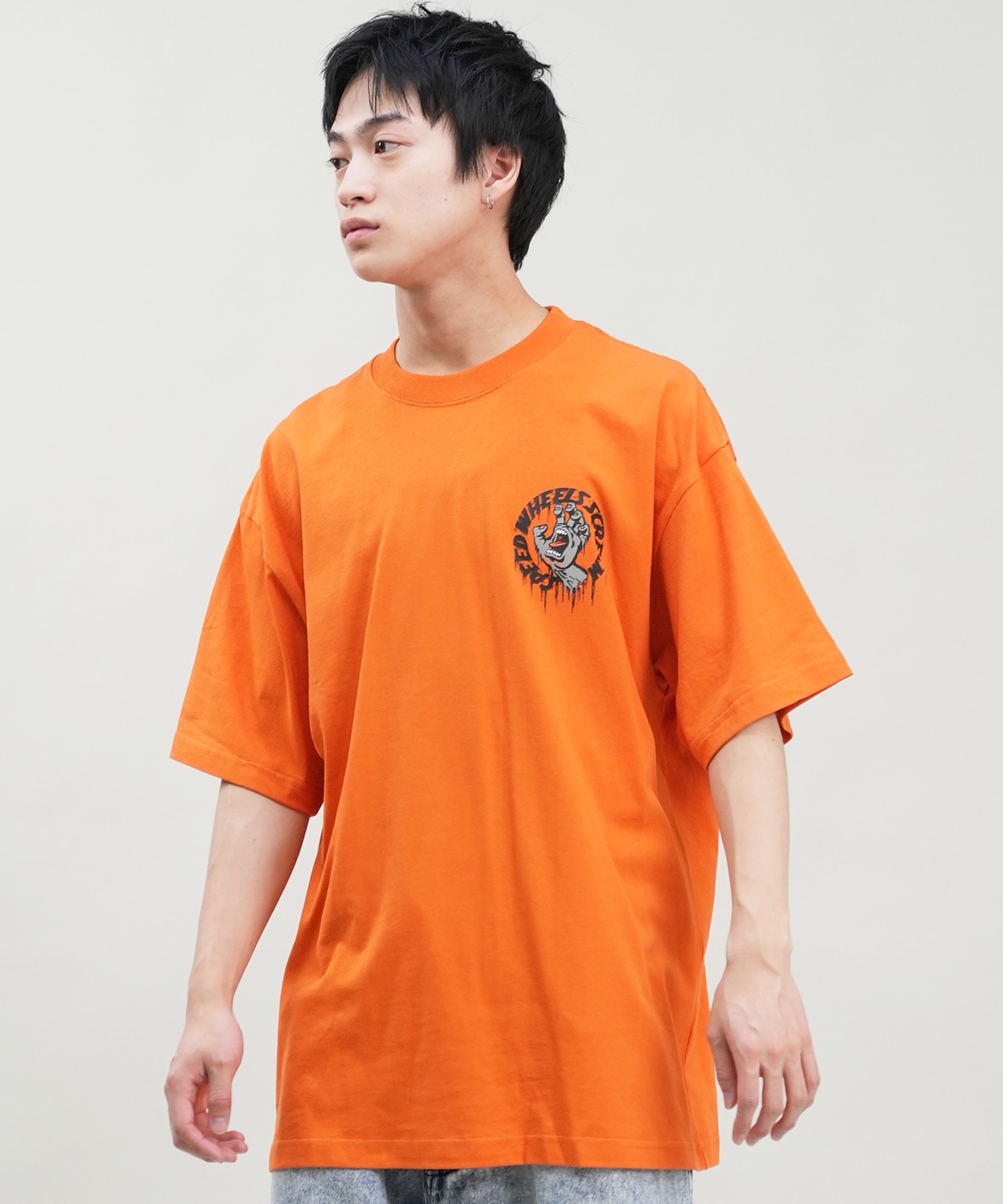 SANTACRUZ サンタクルーズ 半袖 Tシャツ メンズ バックプリント SANTACRUZ サンタクルーズ 半袖 Tシャツ メンズ バックプリント