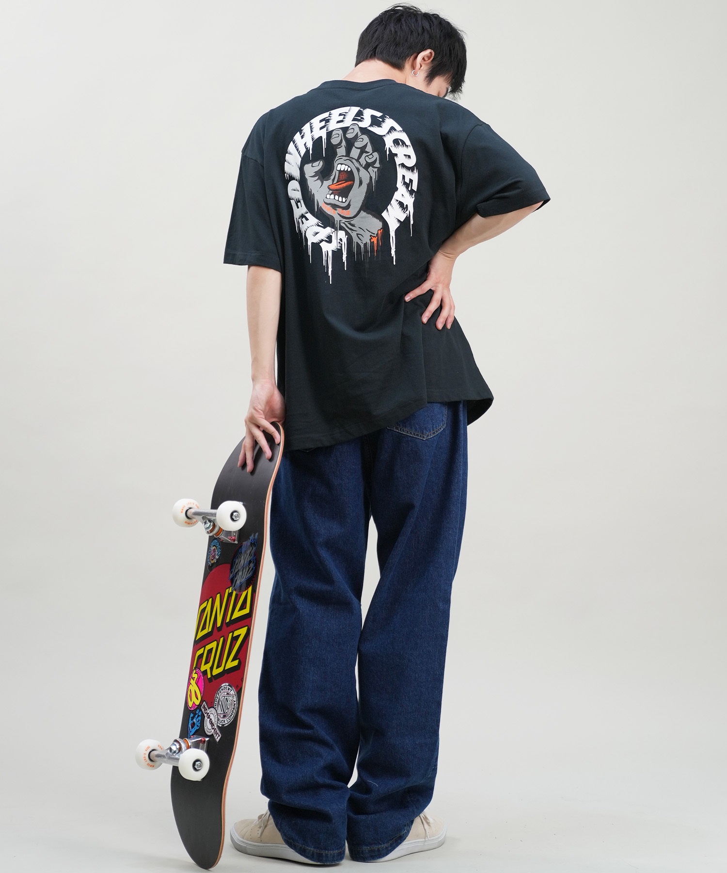 SANTACRUZ サンタクルーズ 半袖 Tシャツ メンズ バックプリント