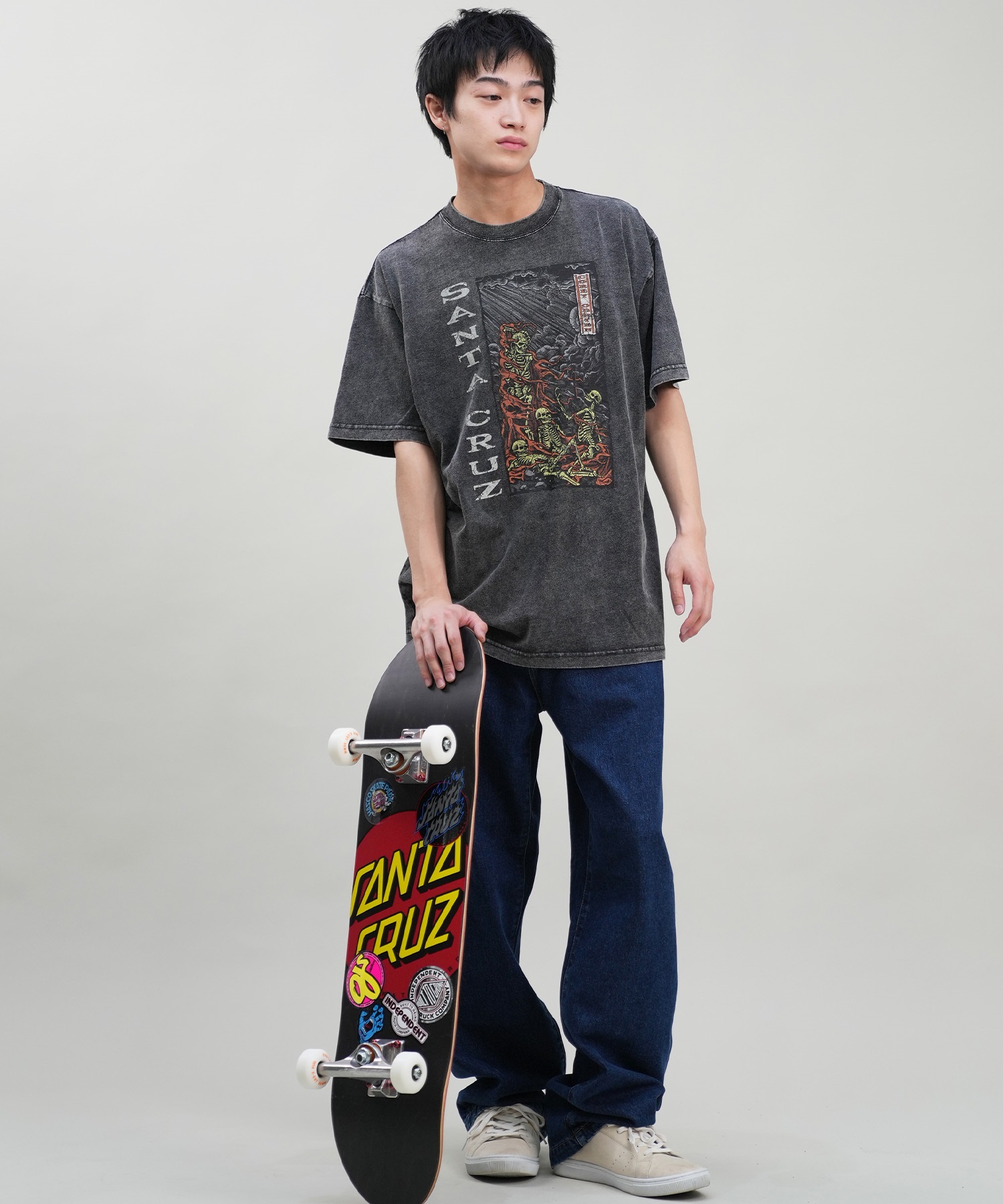 SANTACRUZ サンタクルーズ 半袖 Tシャツ メンズ フロント SANTACRUZ サンタクルーズ 半袖 Tシャツ メンズ フロント