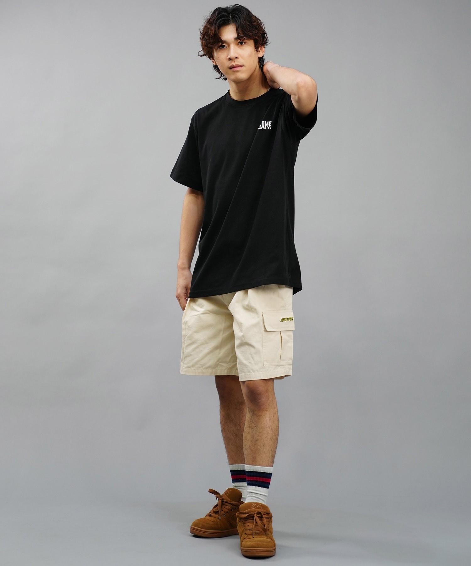 CHROME/クローム Limestone cave TEE Chrome car ユーティリティ ルーズシルエット UVケア ビッグシルエット COVEROSS JP236 5
