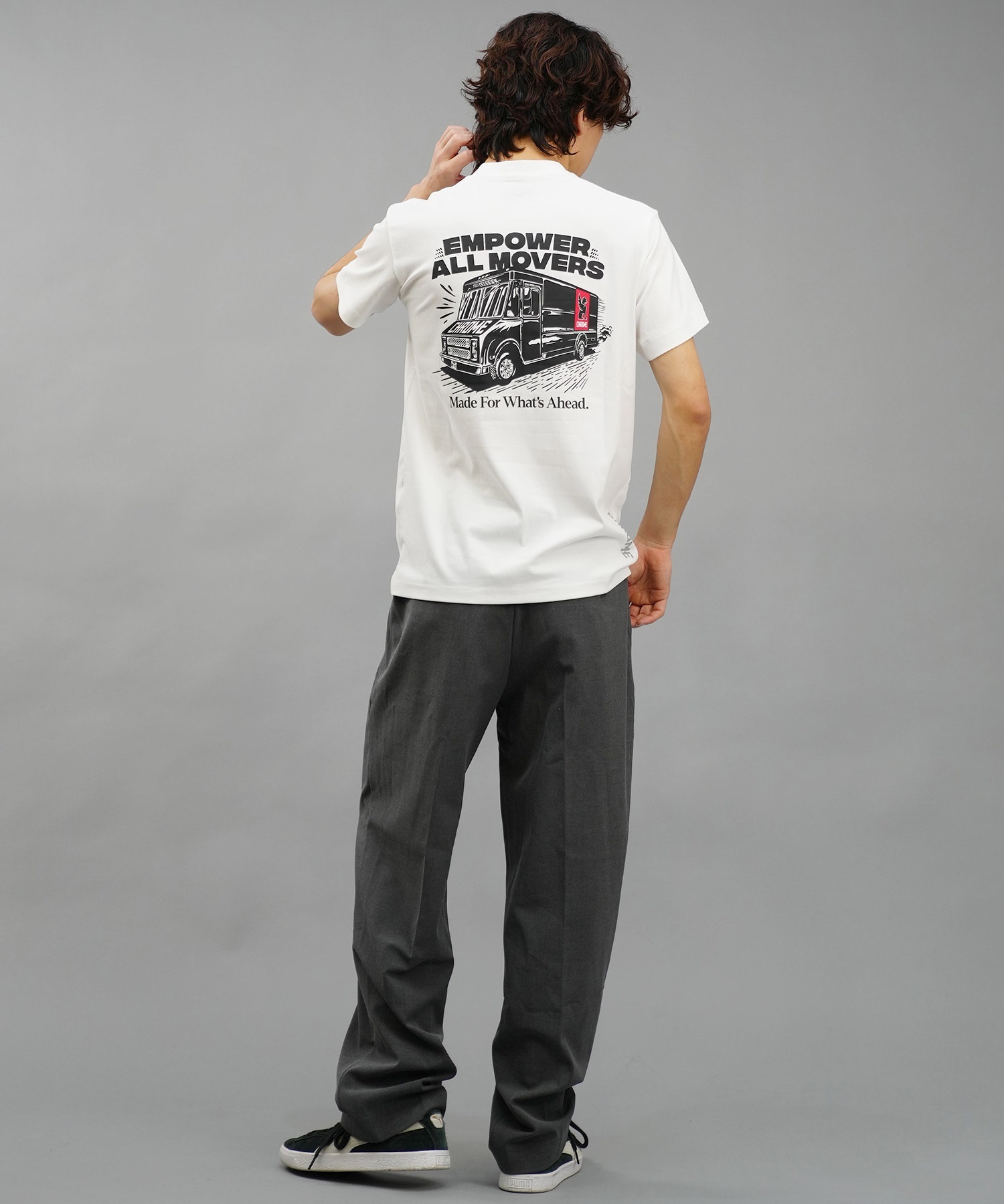 CHROME/クローム Limestone cave TEE Chrome car ユーティリティ ルーズシルエット UVケア ビッグシルエット COVEROSS JP236(WH-M)