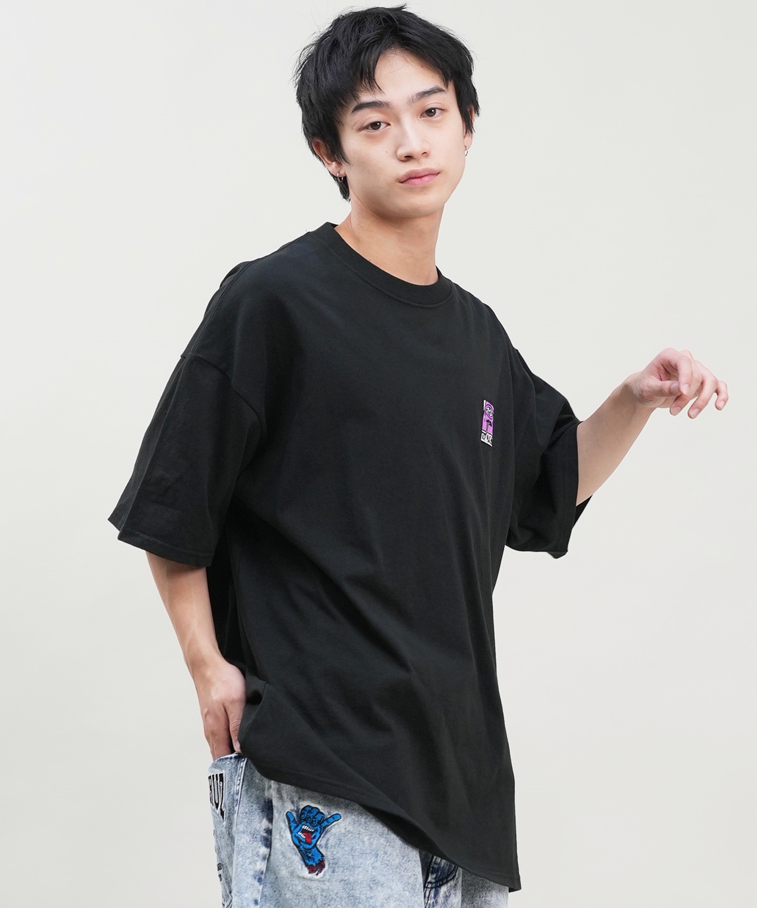 BONQ ストリート Tシャツ 古着 茶色 トイマシーン TOY MACHINE toy 