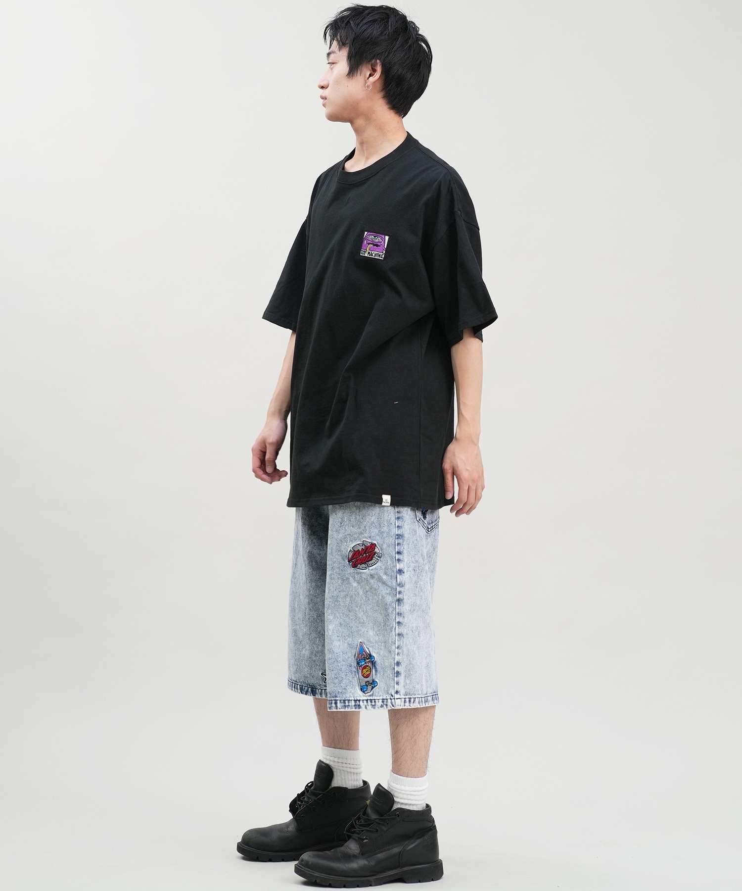 TOY MACHINE トイマシーン メンズ Tシャツ 半袖 ビッグシルエット