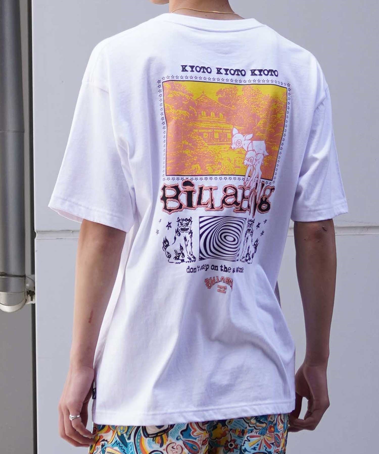 【クーポン対象】BILLABONG ビラボン メンズ 半袖 Tシャツ オーバーサイズ バックプリント KYOTO BE01A-228 ムラサキスポーツ限定(WHK-M)