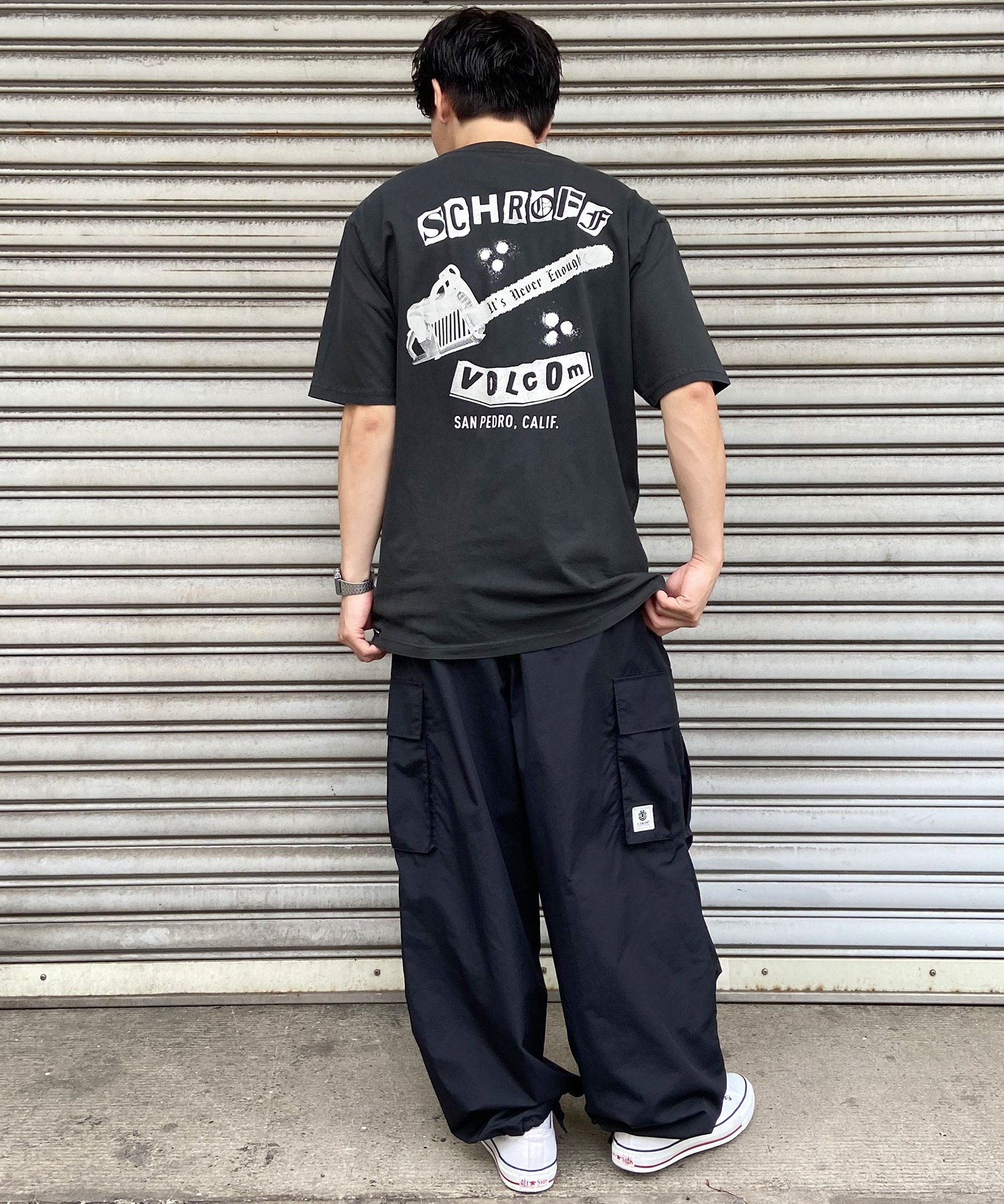VOLCOM/ボルコム Tシャツ DESI AF222403 ショートスリーブ｜ムラサキ