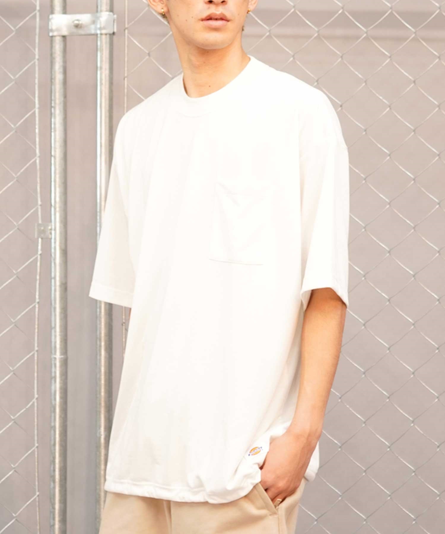 Dickies ディッキーズ メンズ 半袖 Tシャツ ドロスト 裾ドロー