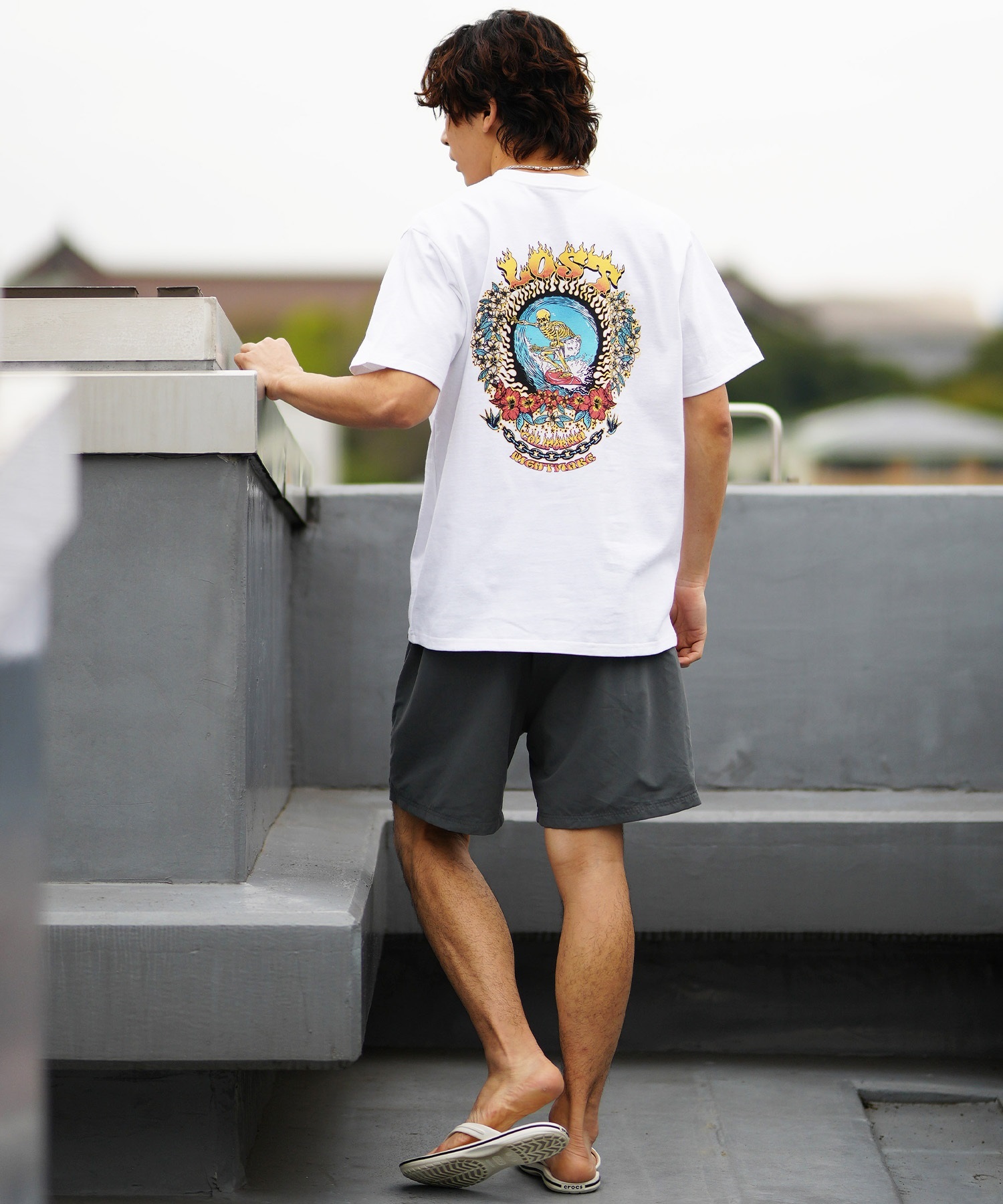 ムラサキスポーツ限定】 LOST ロスト メンズ Tシャツ 半袖