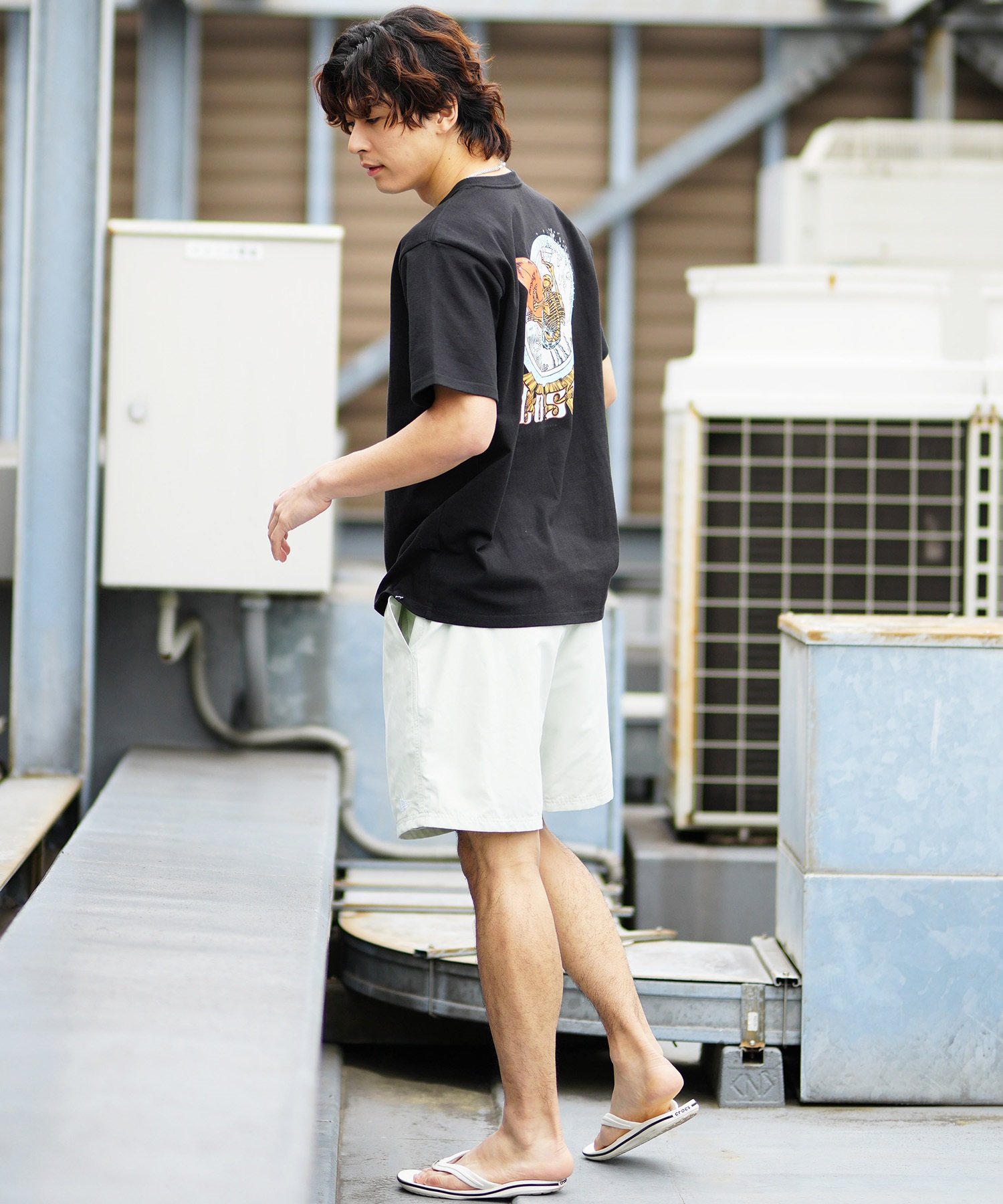ムラサキスポーツ限定】LOST ロスト メンズ Tシャツ 半袖 バック