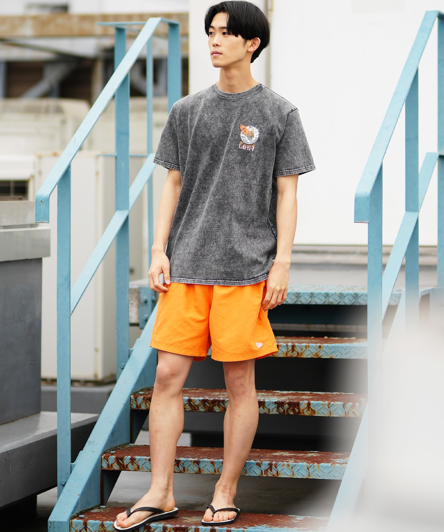 ムラサキスポーツ限定】LOST ロスト メンズ Tシャツ 半袖 バック