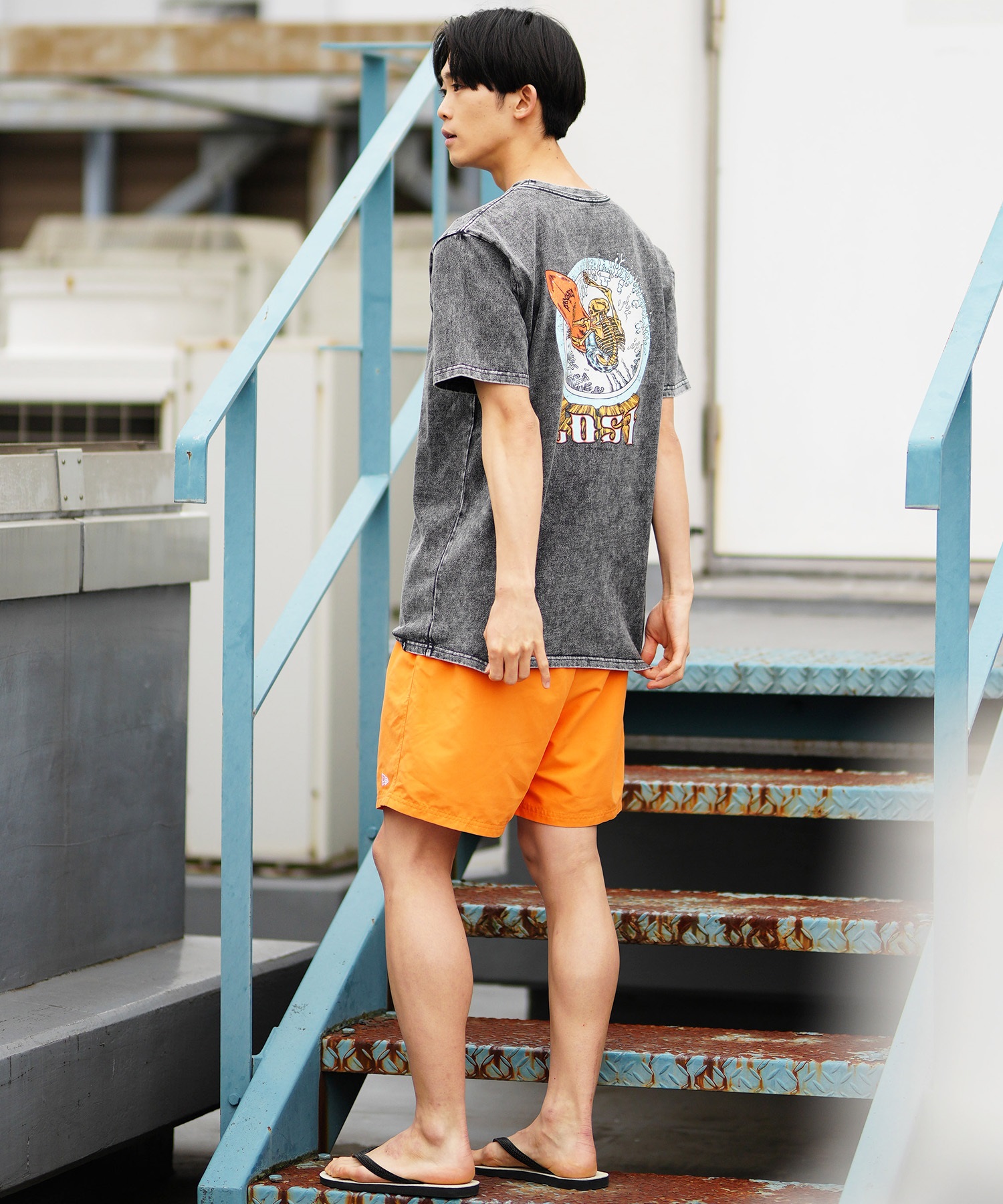 ムラサキスポーツ限定】LOST ロスト メンズ Tシャツ 半袖 バック