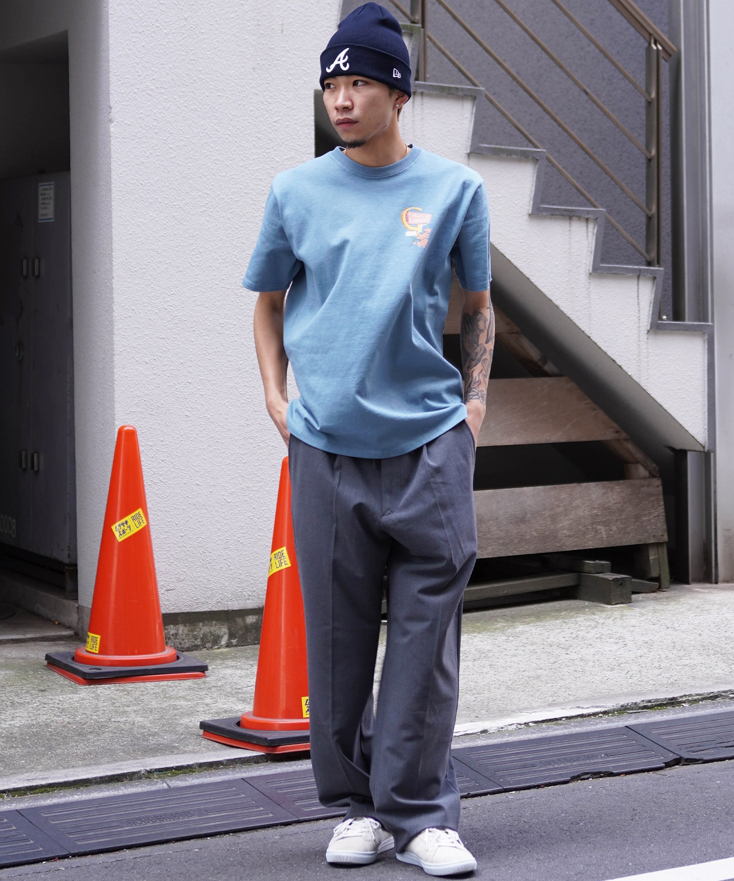 ムラサキスポーツ限定】 LOST ロスト メンズ Tシャツ 半袖
