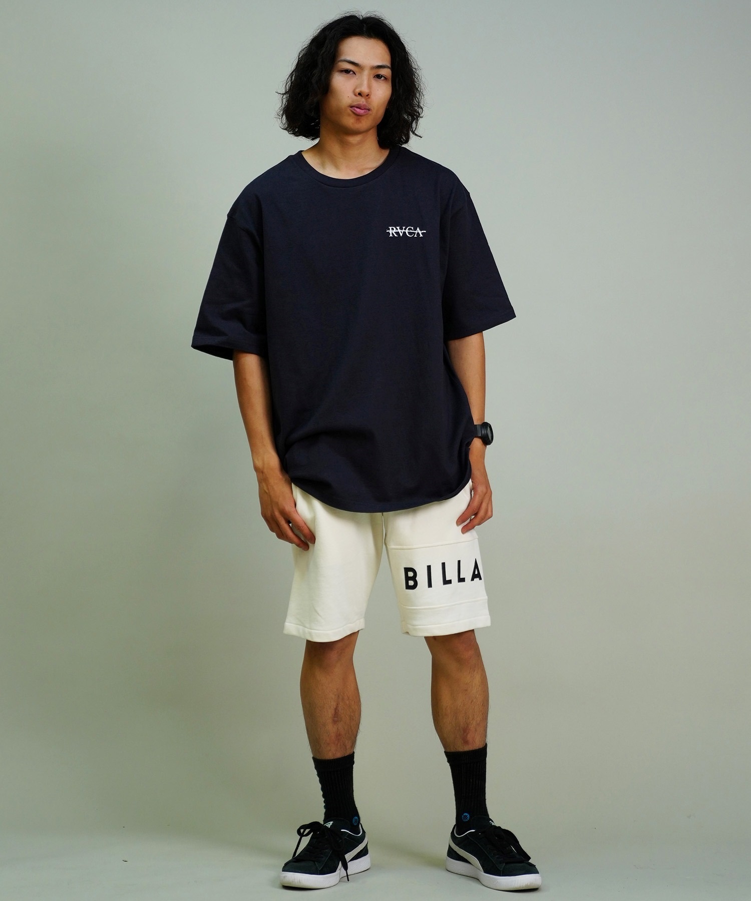 RVCA ルーカ メンズ 半袖 Tシャツ コットンTee バックプリント 