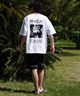 RVCA ルーカ メンズ Tシャツ 半袖 バックプリント オーバーサイズ BE04A-P21 ムラサキスポーツ限定(WHT-S)