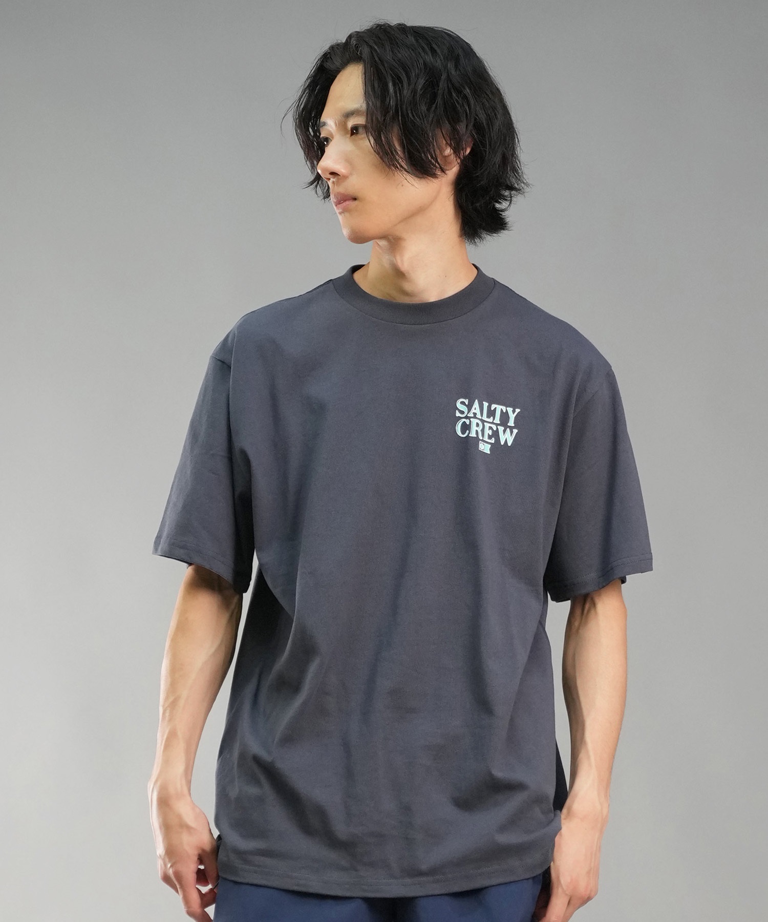 SALTY CREW ソルティークルー メンズ Tシャツ 半袖 バックプリント オーバーサイズ JAPAN LTD 54-230(WHT-M)