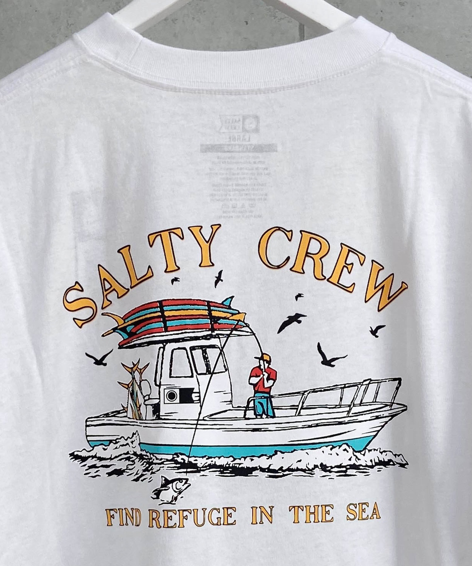 SALTY CREW ソルティークルー メンズ Tシャツ 半袖 バックプリント オーバーサイズ JAPAN LTD 54-230(BLK-M)