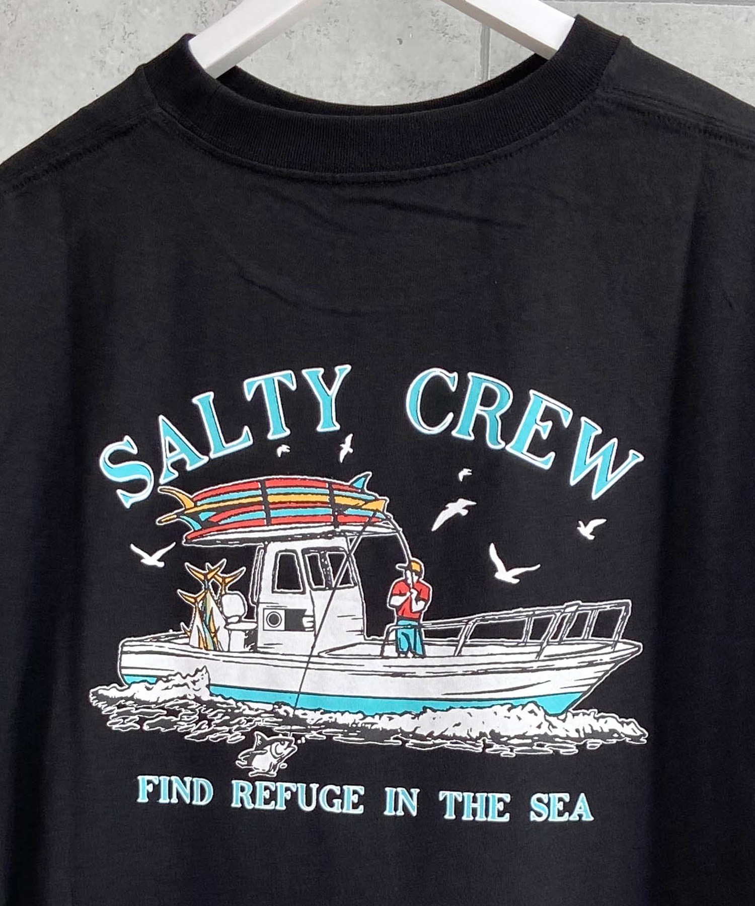 SALTY CREW ソルティークルー メンズ Tシャツ 半袖 バックプリント オーバーサイズ JAPAN LTD 54-230(WHT-M)